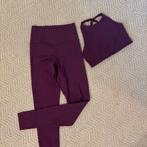 Girlfriend legging and sports bra set (XS)
